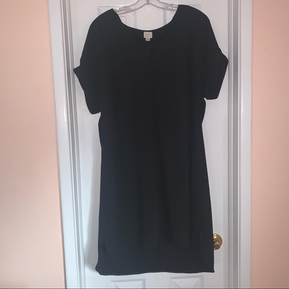 A New Day Black Short Sleeve Scoop Neck A-Line Dress Women’s Plus Size XXL - Picture 2 of 9